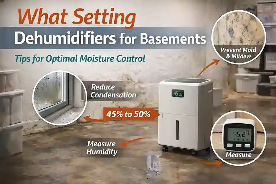 What Setting Dehumidifiers for Basements: Tips for Optimal Moisture ...